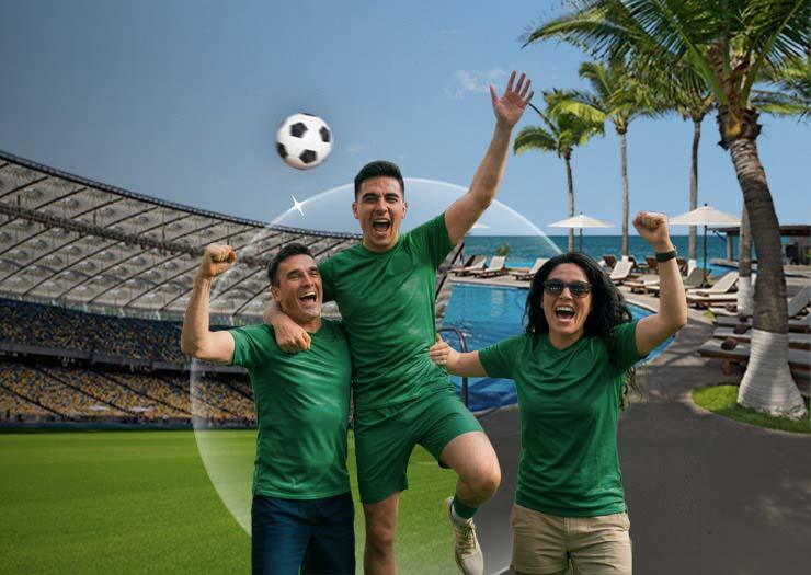 FEEL THE EXCITEMENT OF SOCCER AT KRYSTAL Krystal® Puerto Vallarta FEEL THE EXCITEMENT OF SOCCER AT KRYSTAL Krystal® Puerto Vallarta